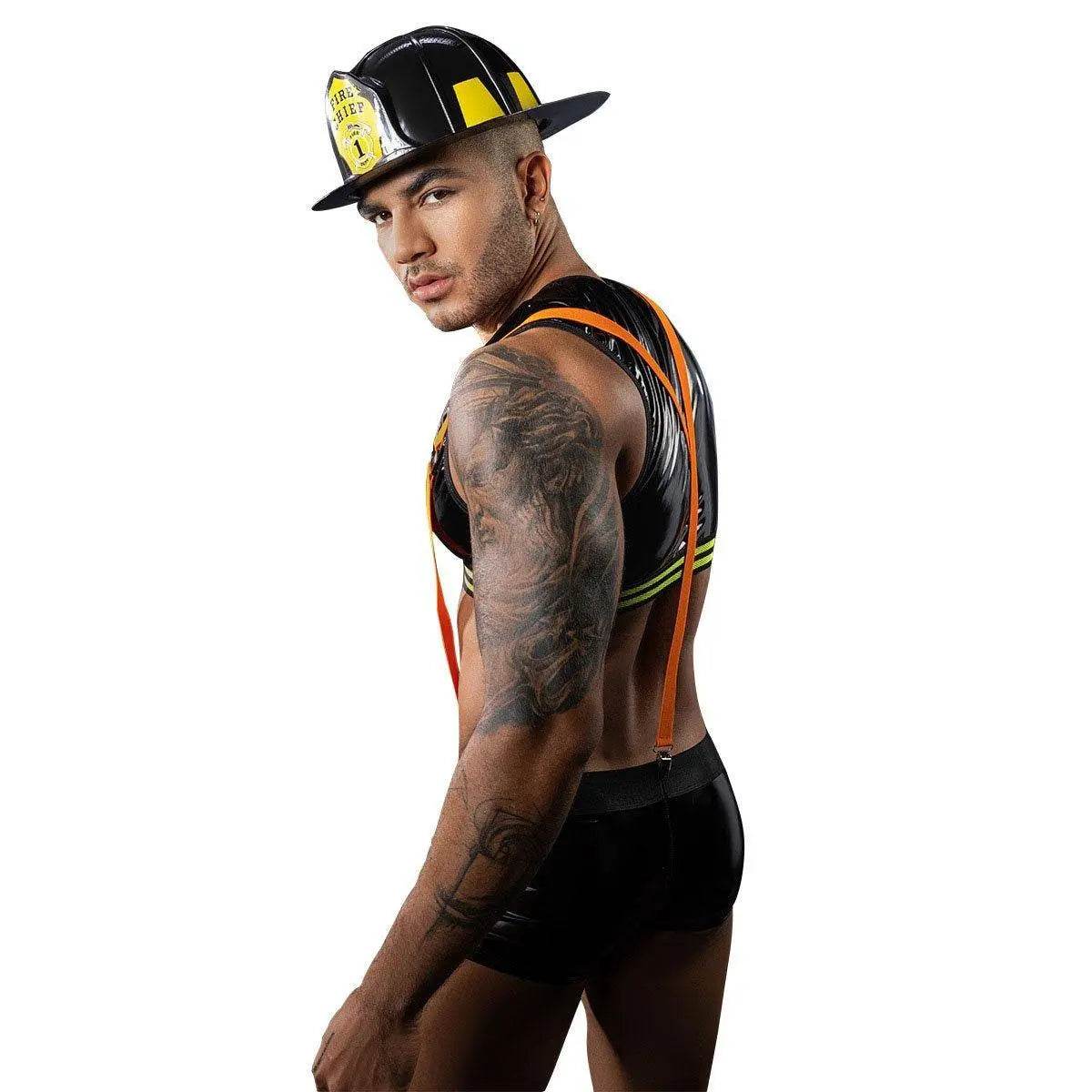 Stag Do Party Firemen Fancy Dress Costume Outfit Night Club Bar For Men - Ecosfun