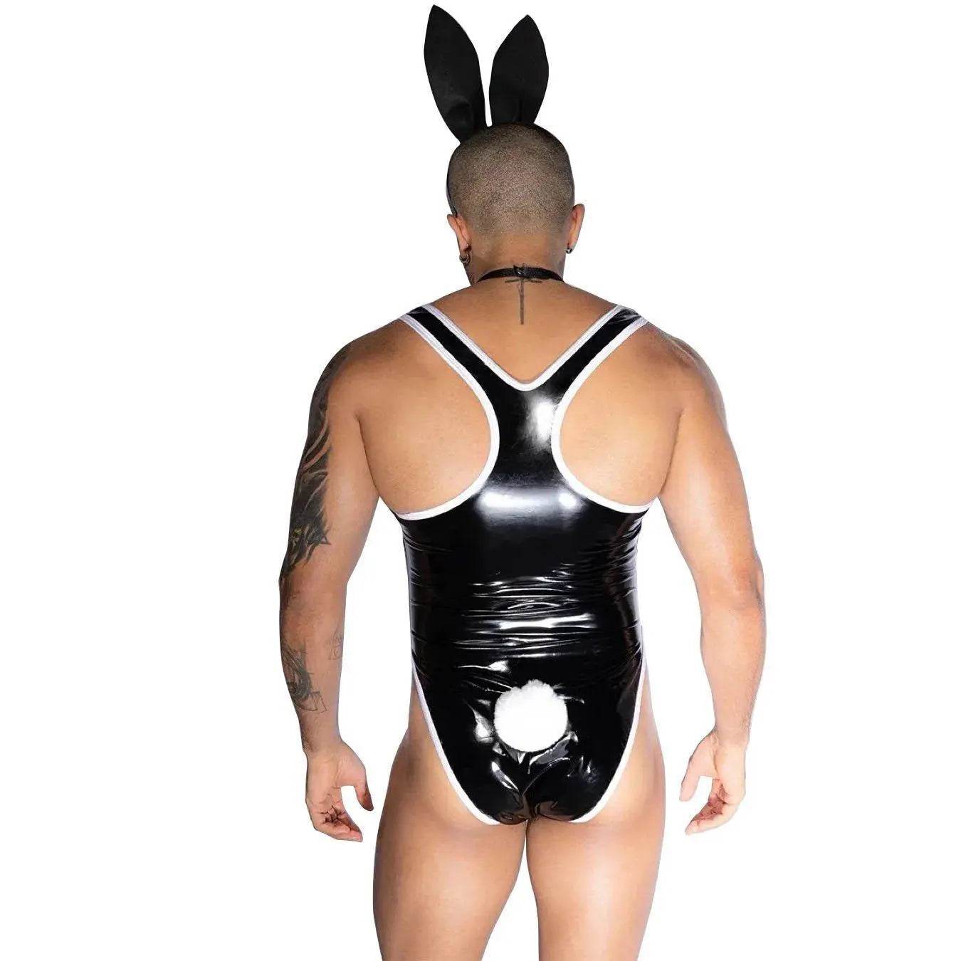 Stag do Rabbit Man Party Costume Night Club Uniform - Ecosfun
