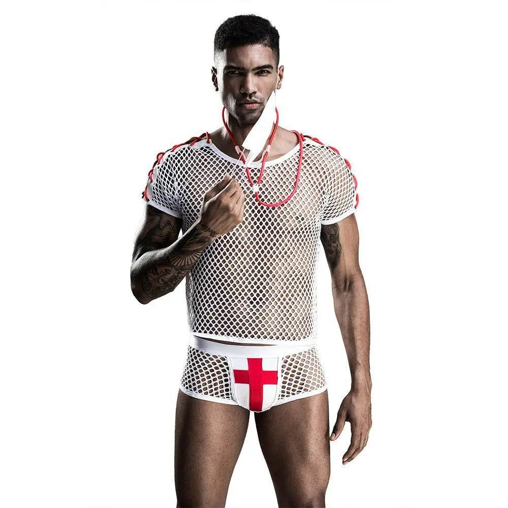 Stag do White Doctor Party Costume Nightclub Uniform - Ecosfun