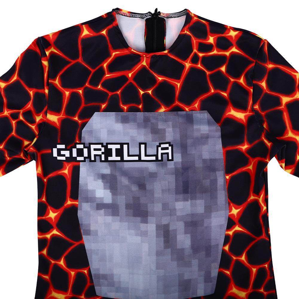 Games Crazy Lava Kaiju Gorilla Tap Cosplay Costumes for Kids - Ecosfun