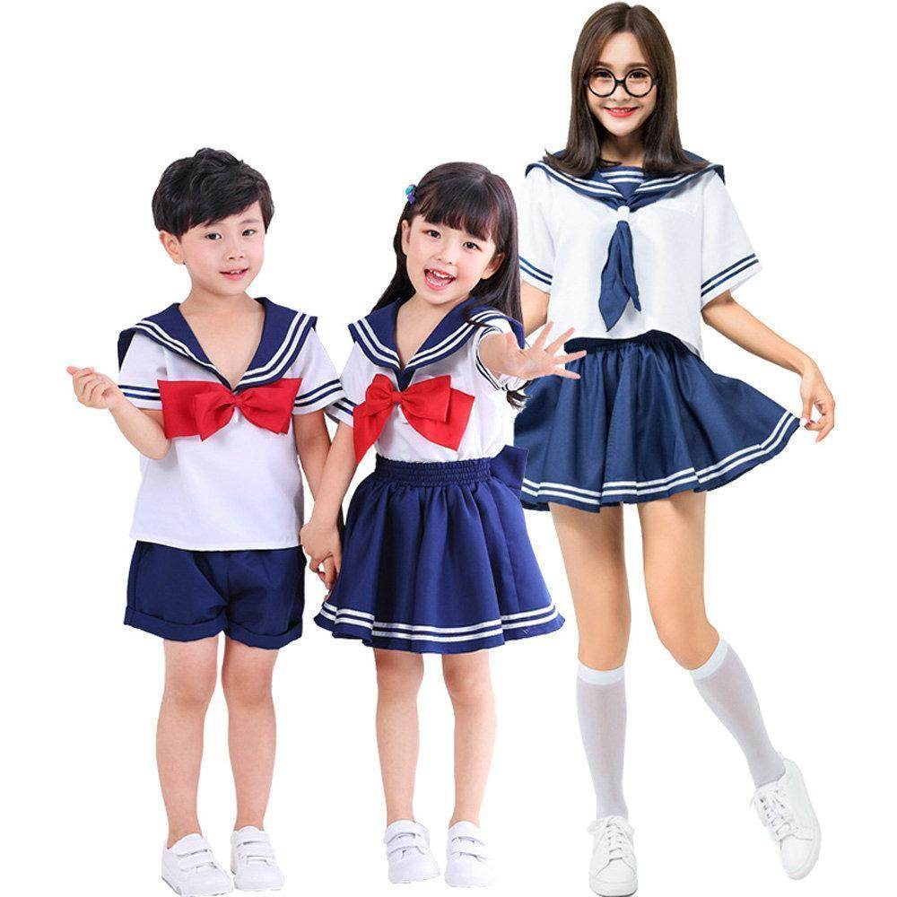 Japanese School Uniform Cosplay Family Matching Costume - Pajamasbuy