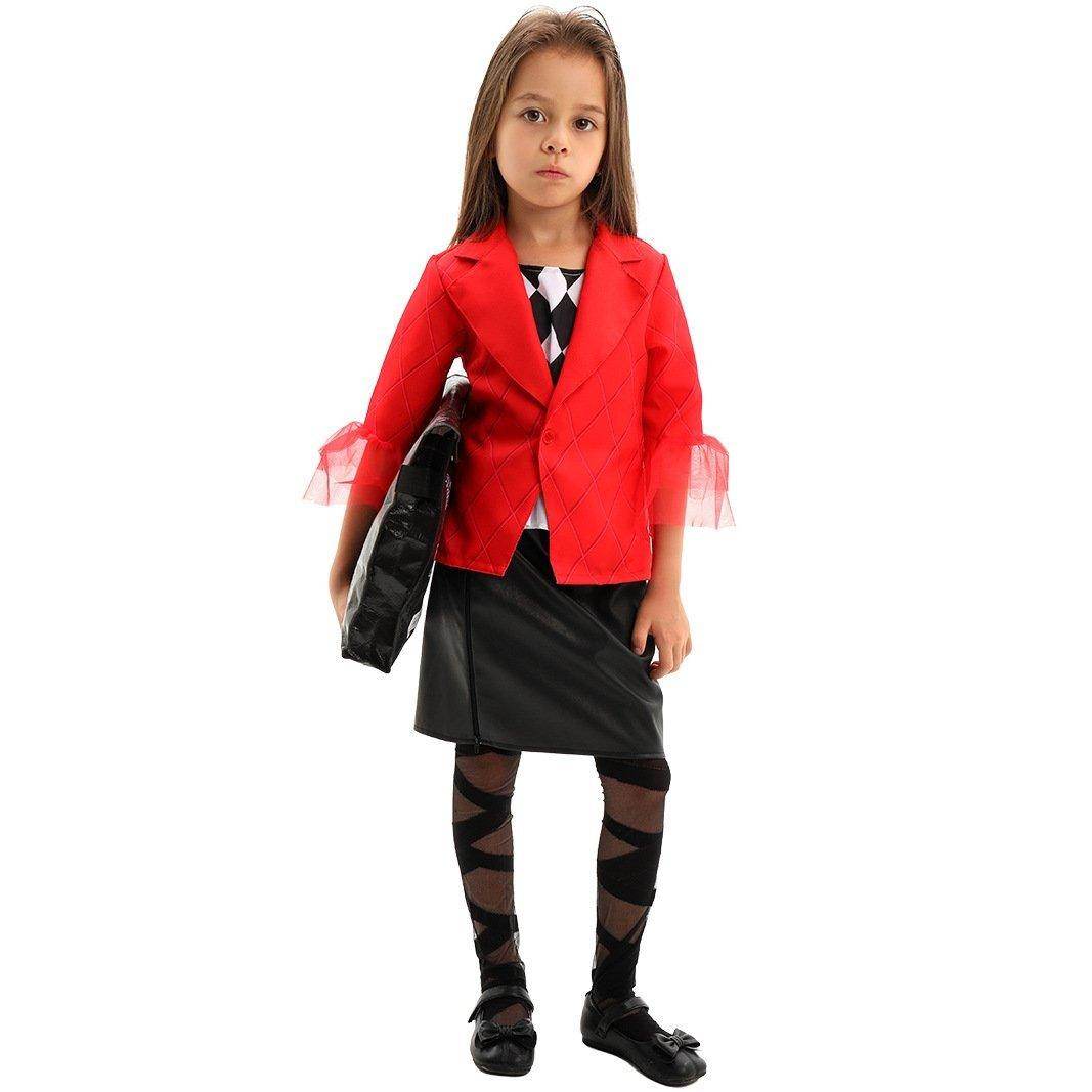 Kids Joker 2 Costume Double Delusion Role Playing Harley Quinn Cosplay Halloween - Ecosfun