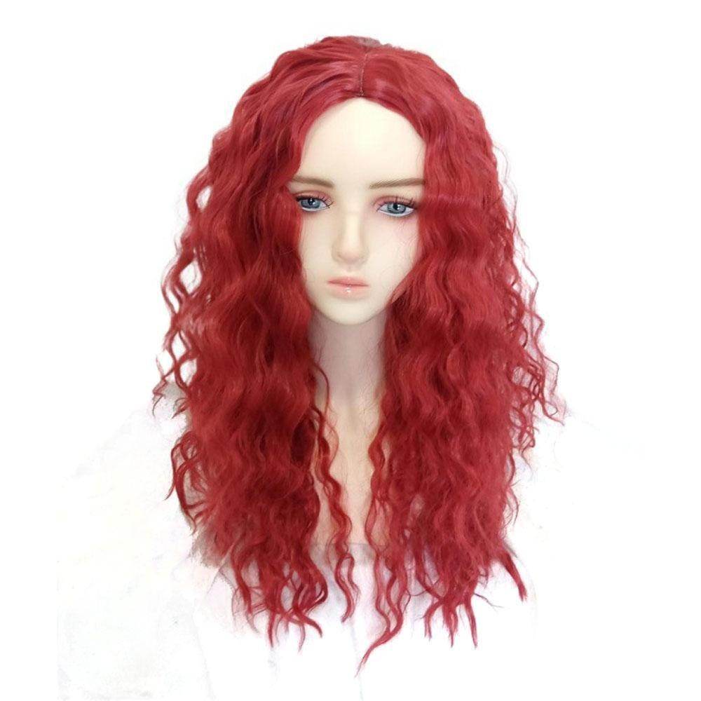 Kids' Uliana Costume Blue and Red Wig - Descendants 4: The Rise of Red - Ecosfun