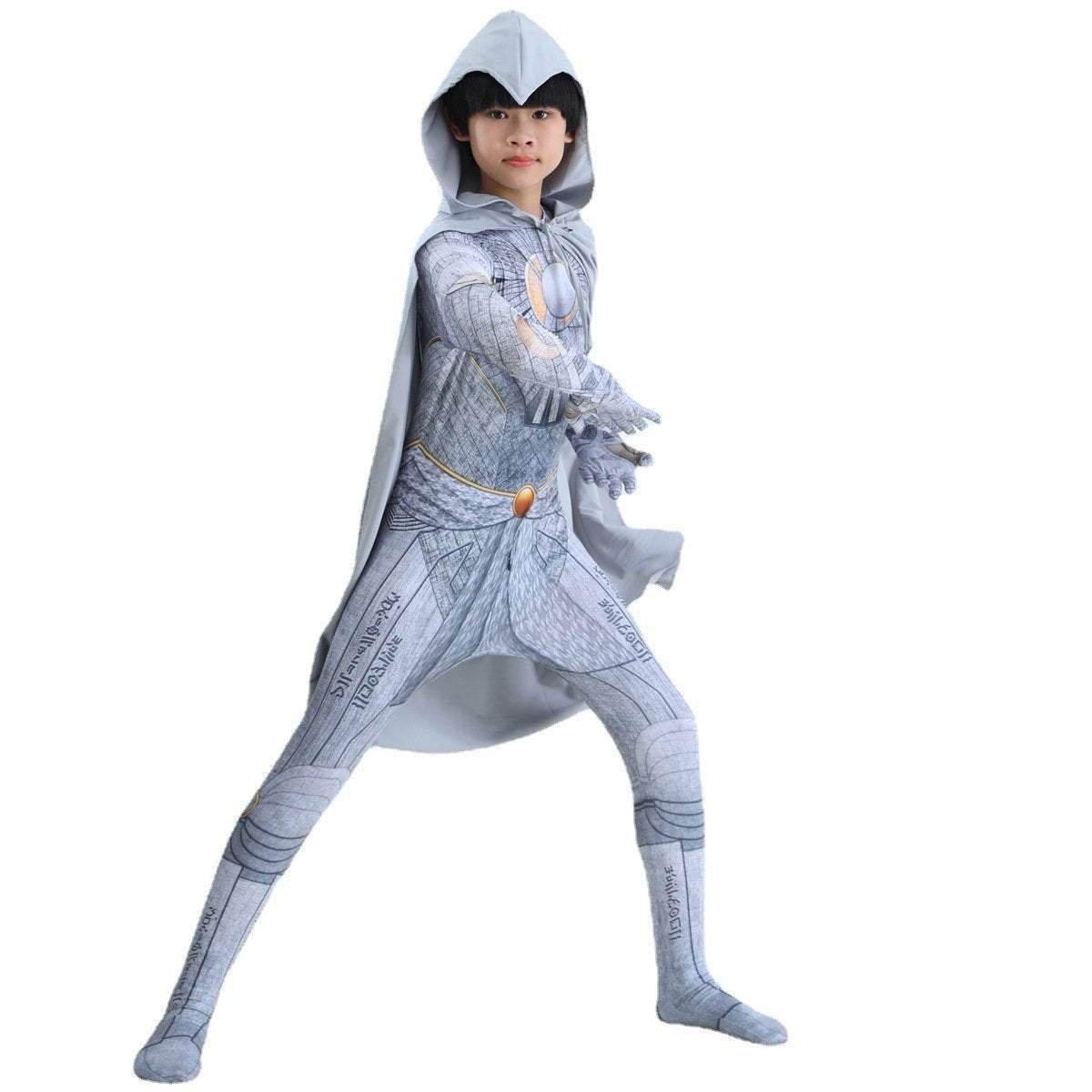 Moon Knight Drax Cosplay Costume Halloween Jumpsuit Outfit Suit Dress Up For Kids - Ecosfun