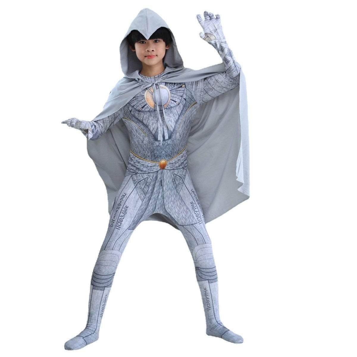 Moon Knight Drax Cosplay Costume Halloween Jumpsuit Outfit Suit Dress Up For Kids - Ecosfun