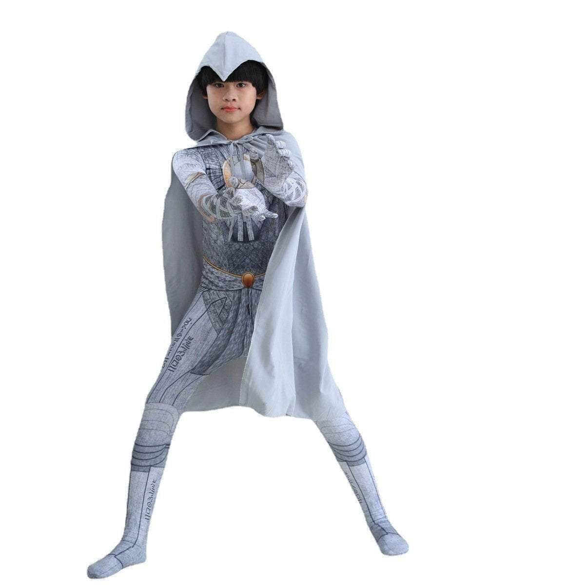 Moon Knight Drax Cosplay Costume Halloween Jumpsuit Outfit Suit Dress Up For Kids - Ecosfun