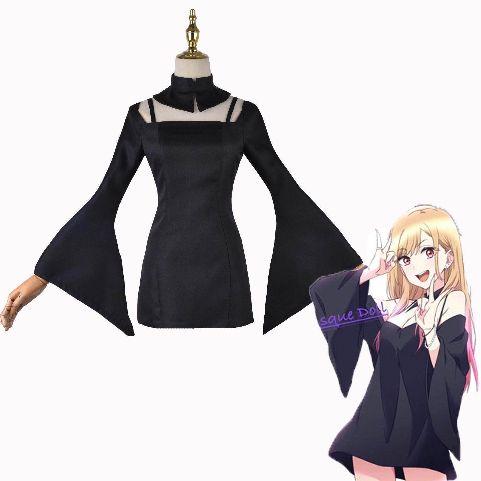 My Dress - Up Darling Marin Kitagawa Dress Cosplay Costume Halloween Black Outfits Dresses For Women - Pajamasbuy