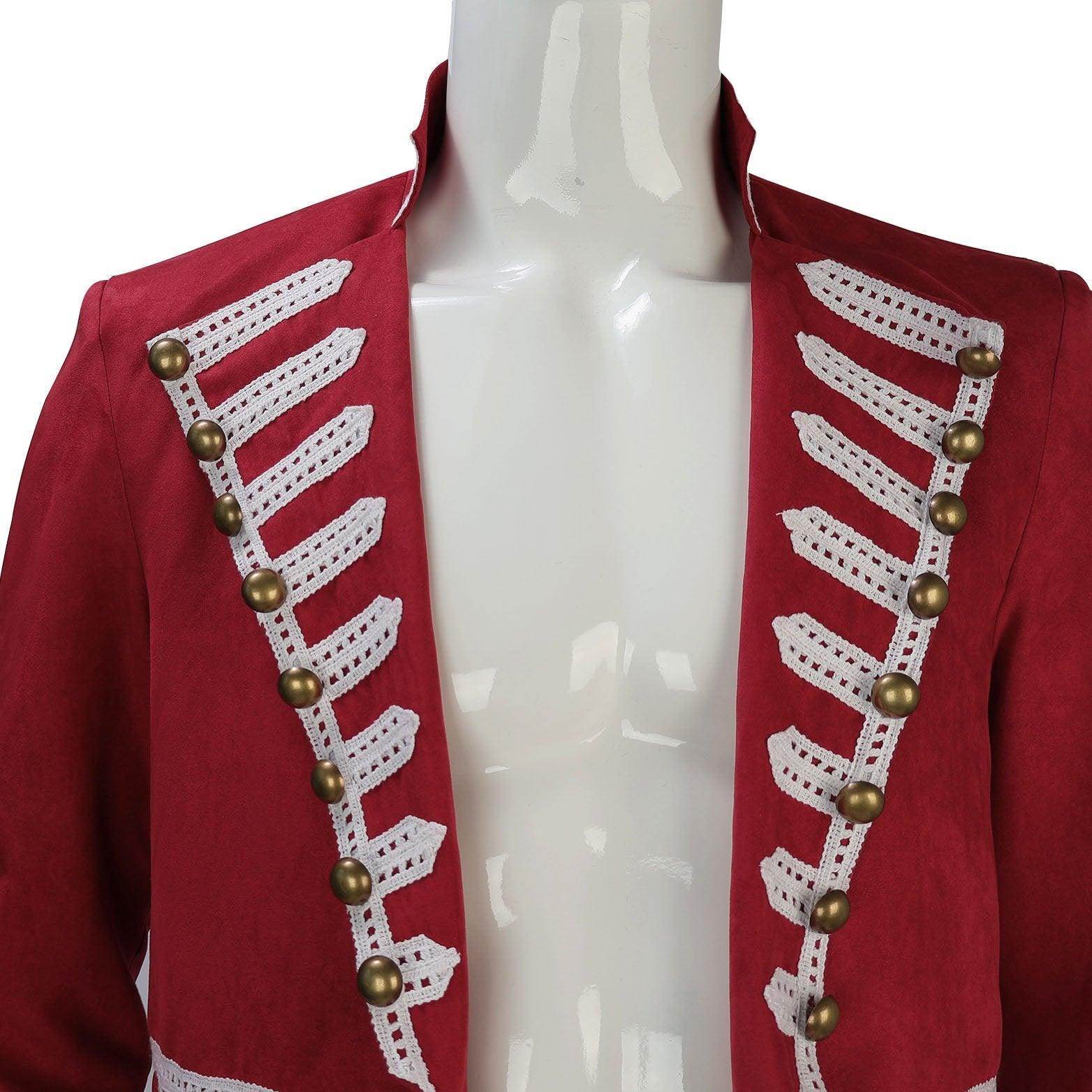 Peter Pan Pirate Captain Cosplay Costume Medieval King Outfit - Ecosfun