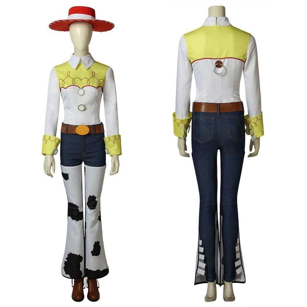 Toy Story 4 Jessie Costume Full Set With Cap - Ecosfun