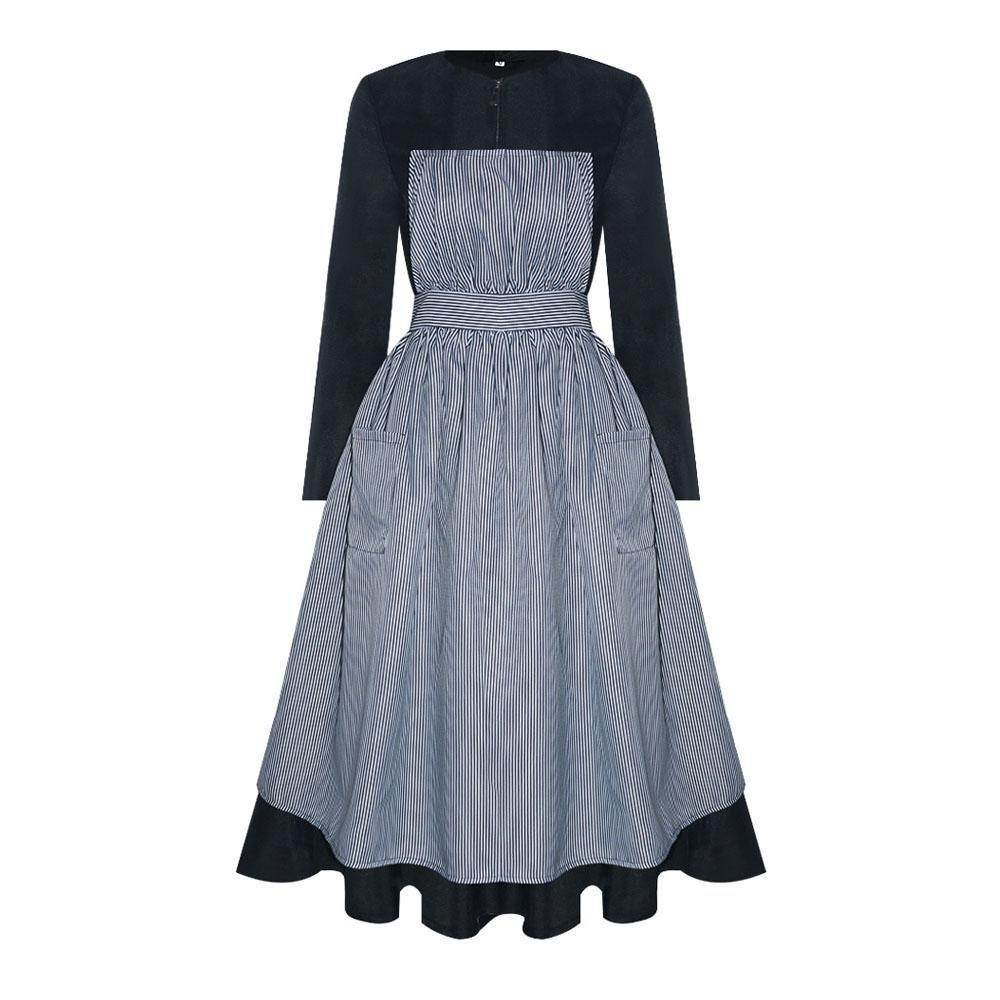 The Sound of Music Maria Cosplay Carnival Party Stage Performance Costumes - Ecosfun