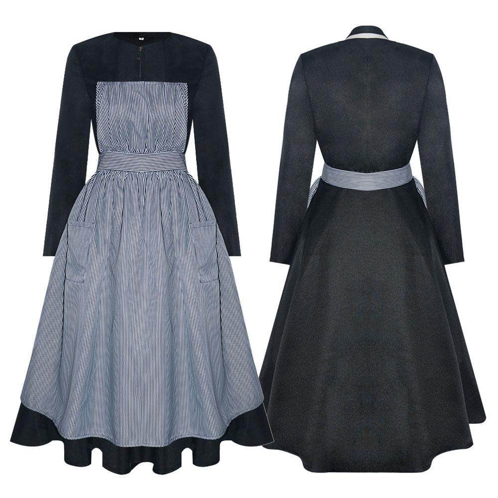 The Sound of Music Maria Cosplay Carnival Party Stage Performance Costumes - Ecosfun