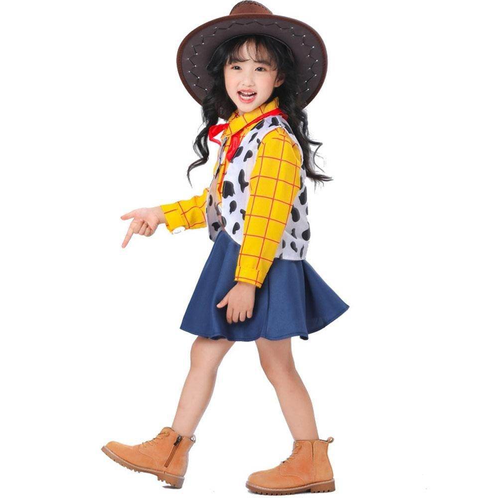 Toy Story 4 Woody Costume Halloween For Kids Child Girls Boys - Ecosfun
