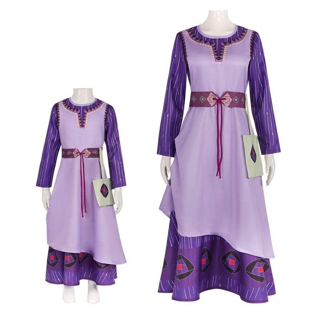 Wish Asha Anime Cosplay Costume Outfits Halloween Carnival Suit - Ecosfun