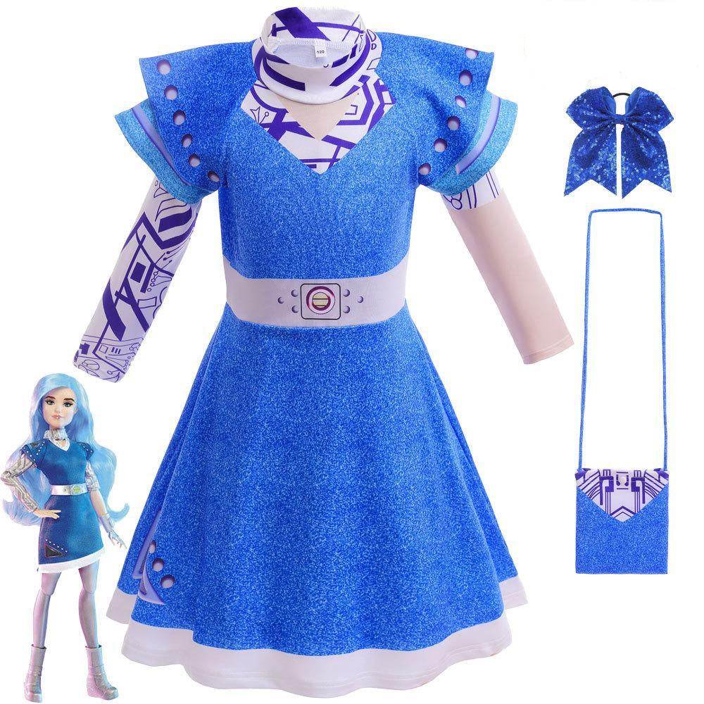 Zombie 3 Children's cheerleading cosplay costumes Halloween girls' dresses - Pajamasbuy